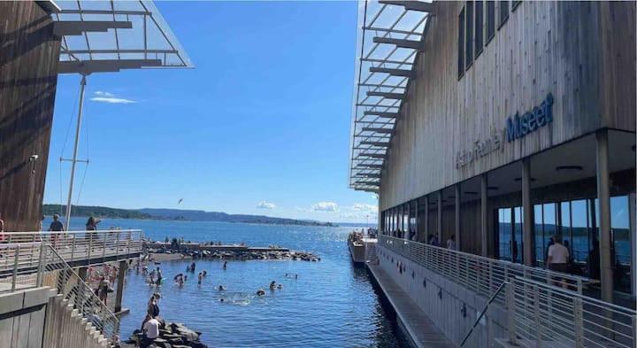 Exclusive Apartment, Sea View To Oslo Fjord, Located On Water In Oslo Center Exteriör bild