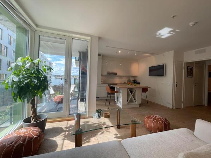 Exclusive Apartment, Sea View To Oslo Fjord, Located On Water In Oslo Center Exteriör bild