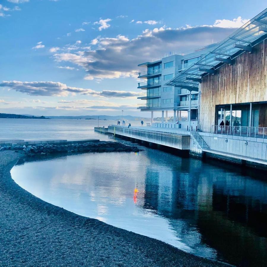 Exclusive Apartment, Sea View To Oslo Fjord, Located On Water In Oslo Center Exteriör bild